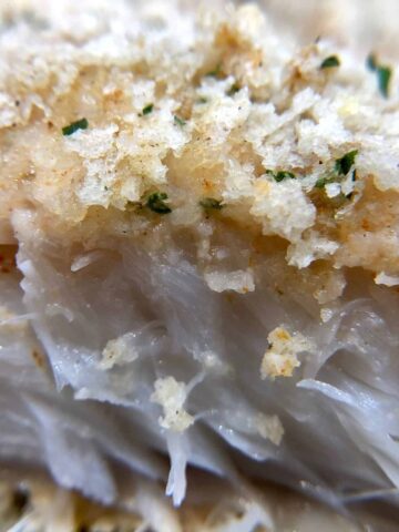 Baked fish and chips