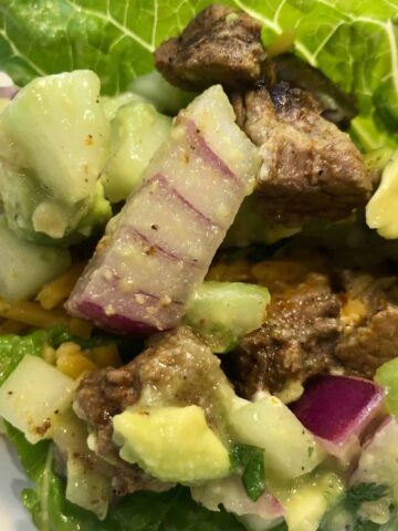 Spicy steak tacos