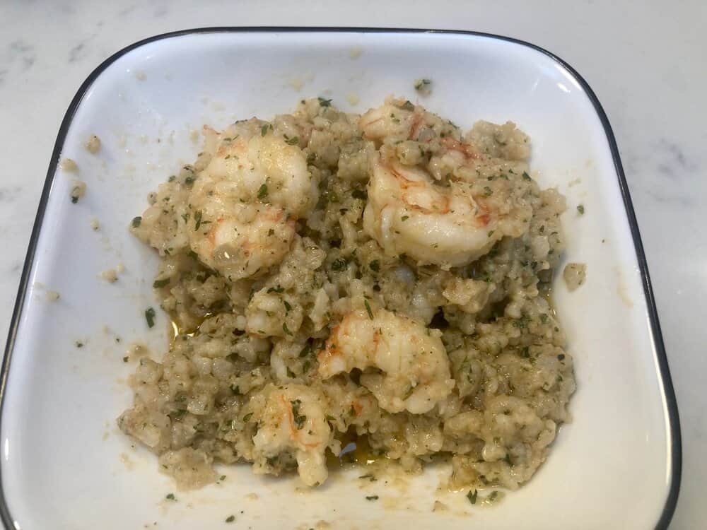 Shrimp scampi
