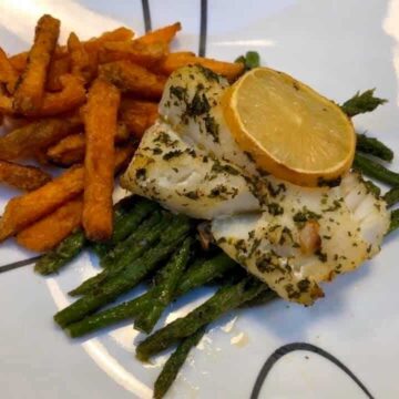 Garlic Butter Baked Cod