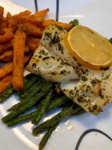 Garlic Butter Baked Cod