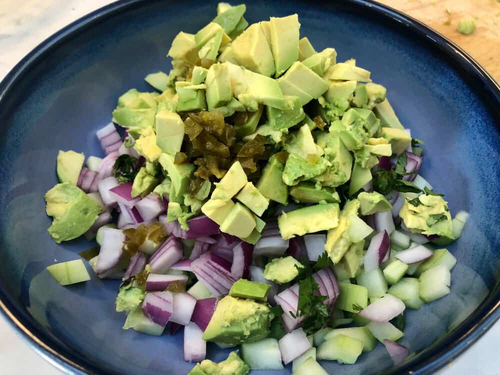 Bunch of vegetables piled in a bowl