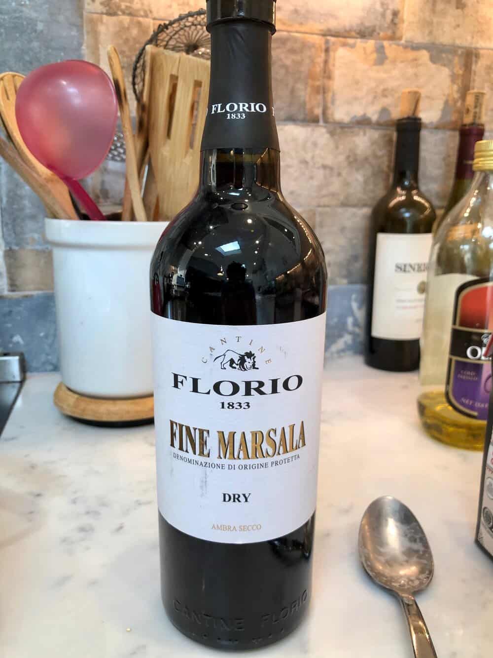 Florio fine marsala dry wine