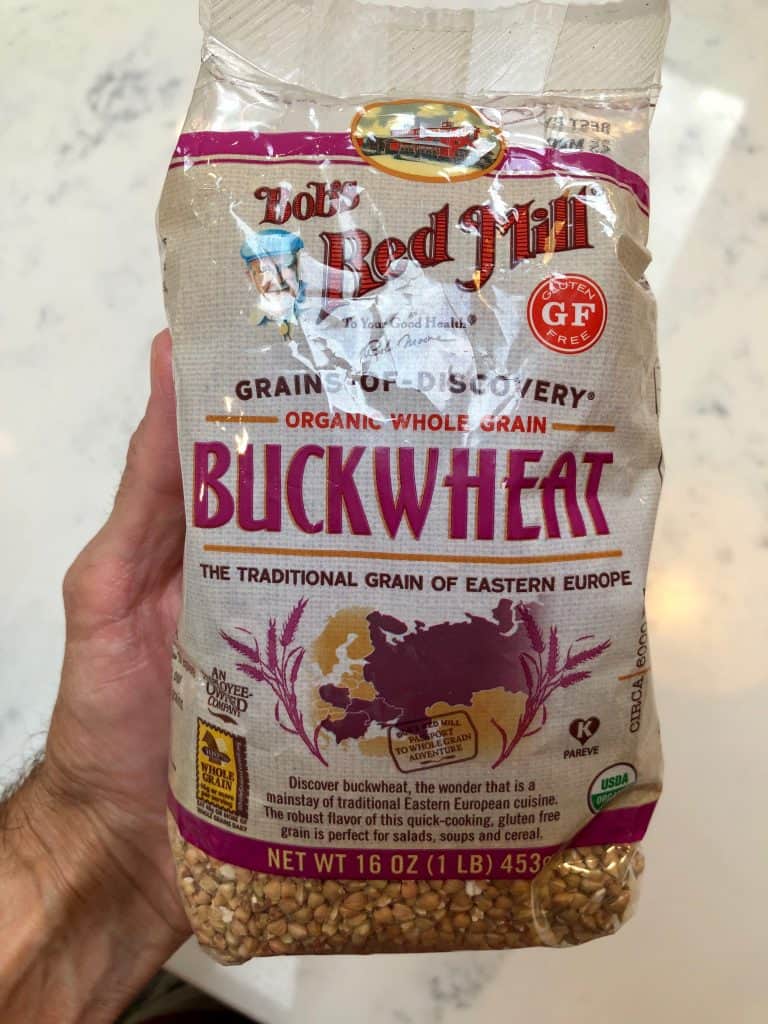 A bag of buckwheat