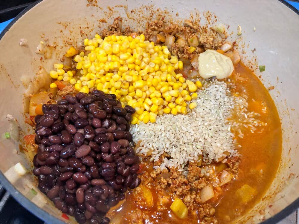 How to make mexican tumeric turkey mishmash