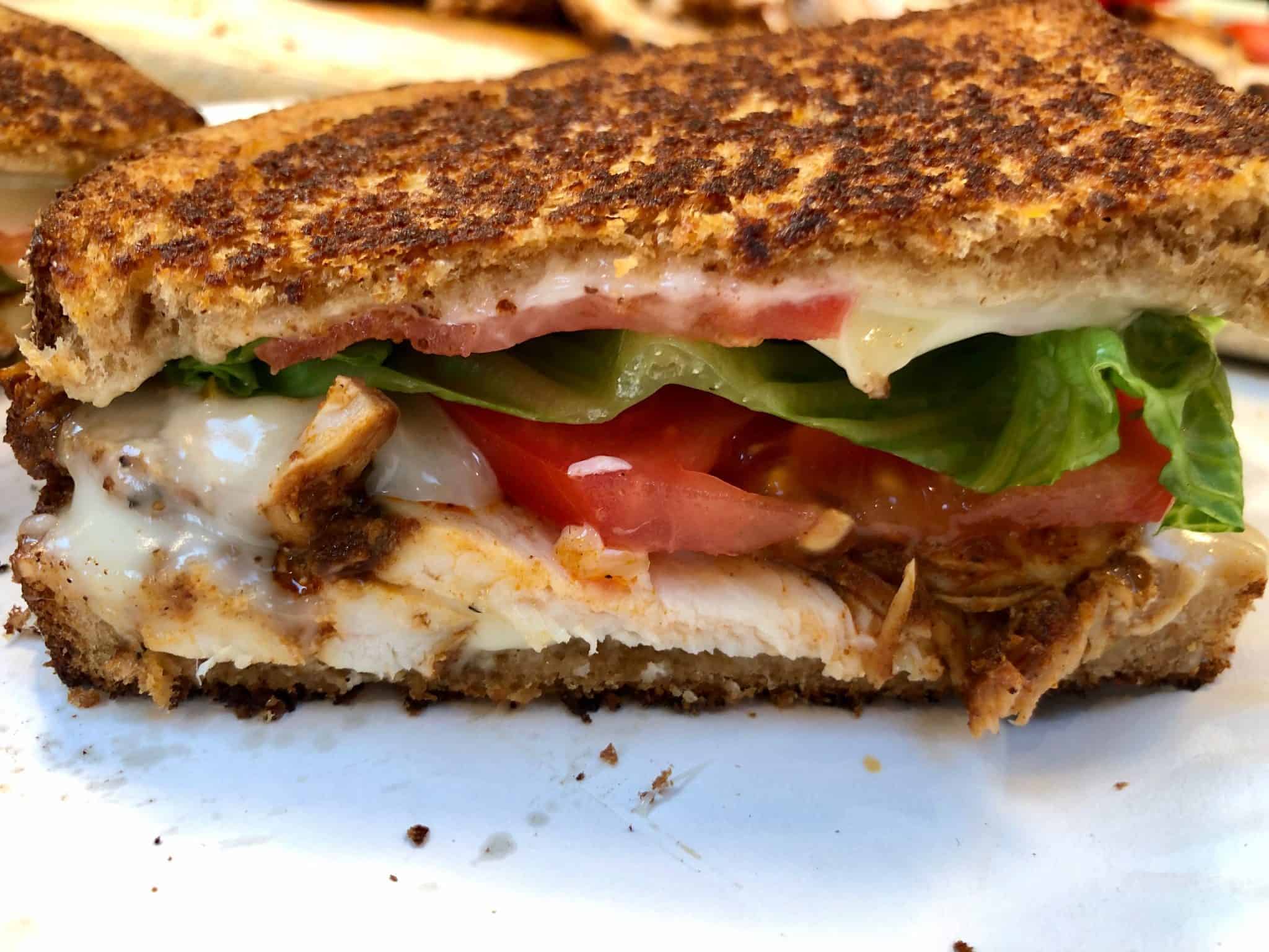 Easy Chipotle Chicken Sandwich - The Skinny Guinea