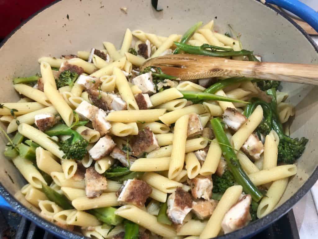 Chicken and broccolini pasta