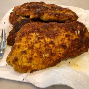 Breaded chicken cutlets