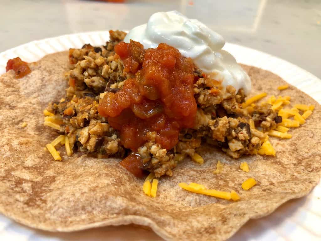 Healthy turkey tacos