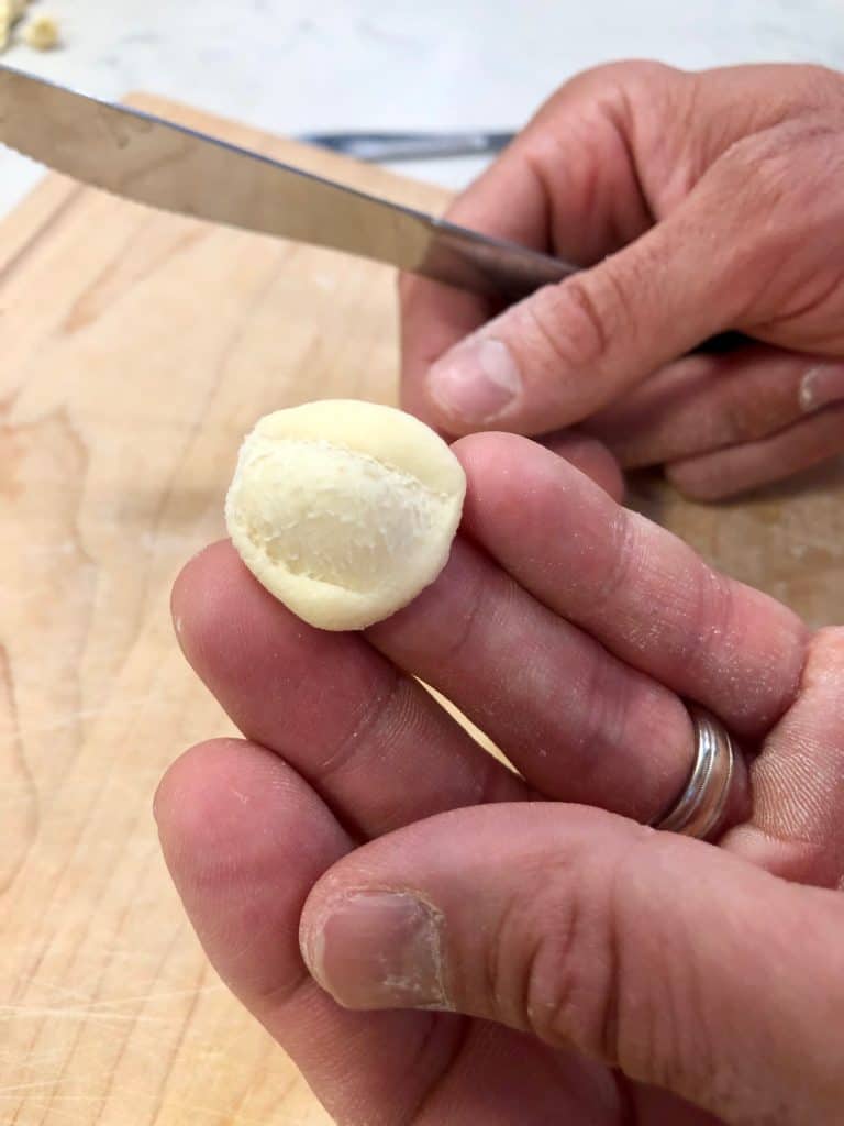 Homemade orecchiette