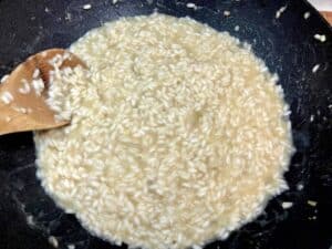 risotto cooking