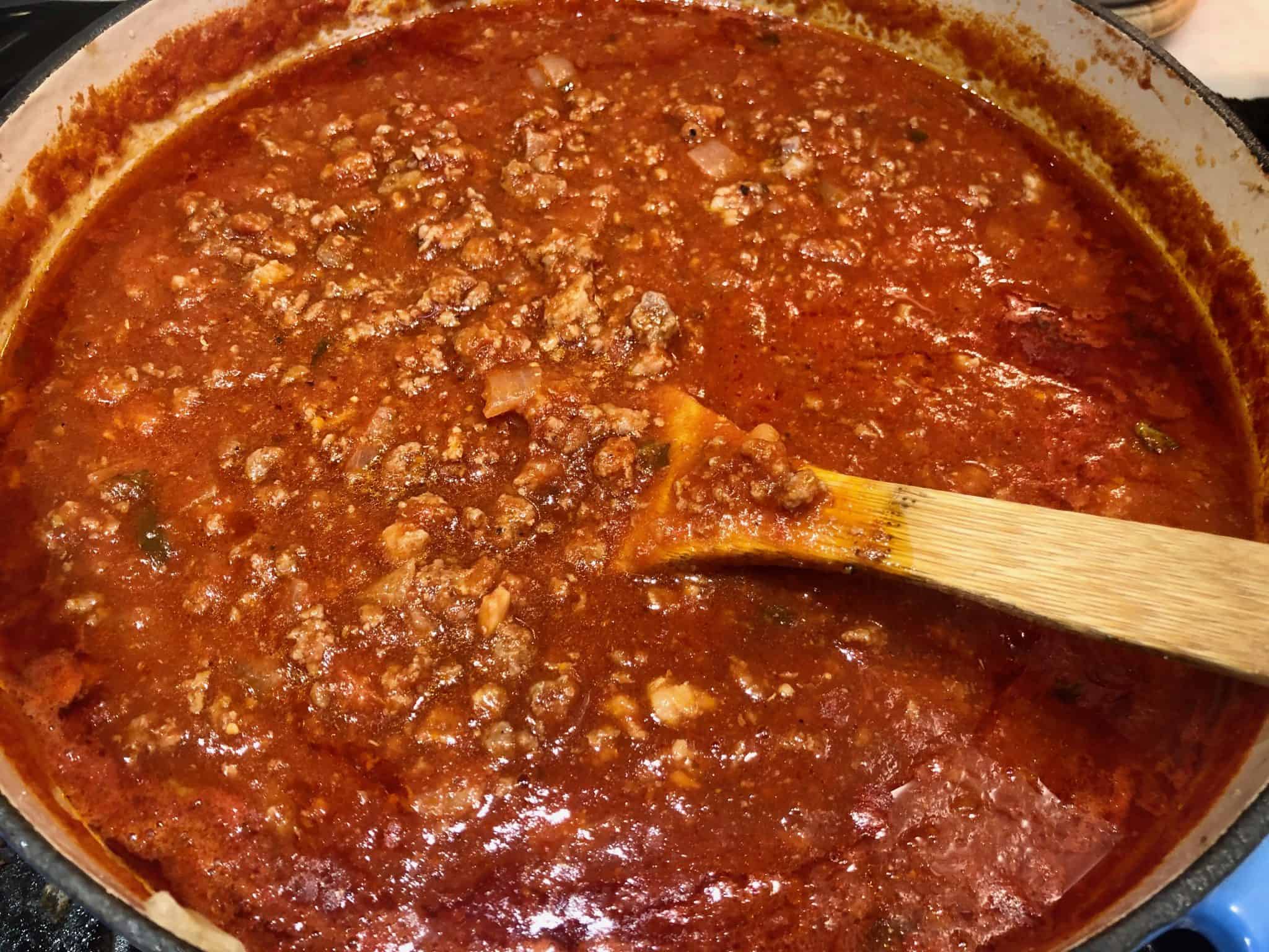 Italian Meat Sauce (or Gravy) The Skinny Guinea
