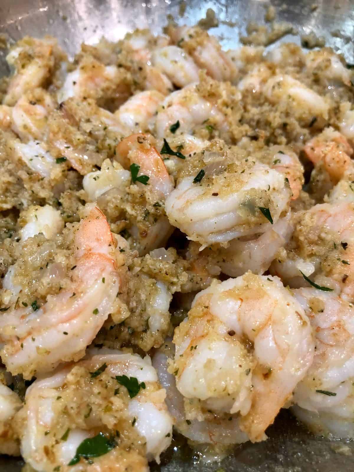 Shrimp Scampi with White Wine The Skinny Guinea